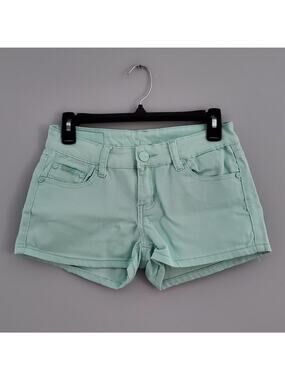 Geso Jeans Green Jean Shorts 5 Junior